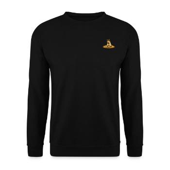 Cat Sunflower I Cute Cat Lover I S - Unisex Sweatshirt - black - Front - Alina (178cm) & Michal (187cm)