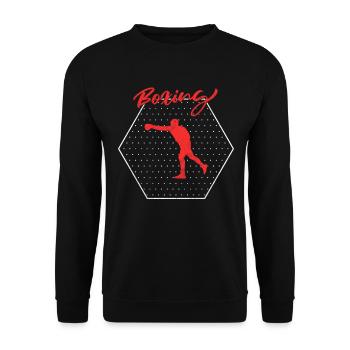 Boxe - Sweat-shirt Unisexe - noir - Devant - Alina (178cm) & Michal (187cm)