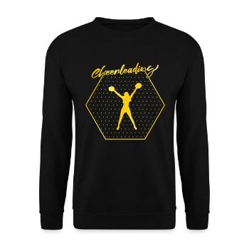 cheerleading - Sweat-shirt Unisexe - noir - Devant - Alina (178cm) & Michal (187cm)