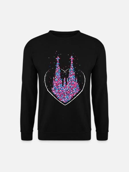 Köln Kölner Dom Karneval Fasching Kostümersatz - Unisex Pullover - Schwarz