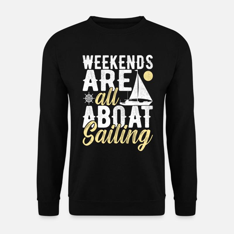 Voiliers Marins - Sweat-shirt Unisexe - noir