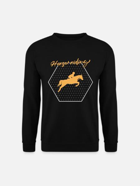 Équitation - Sweat-shirt Unisexe - noir