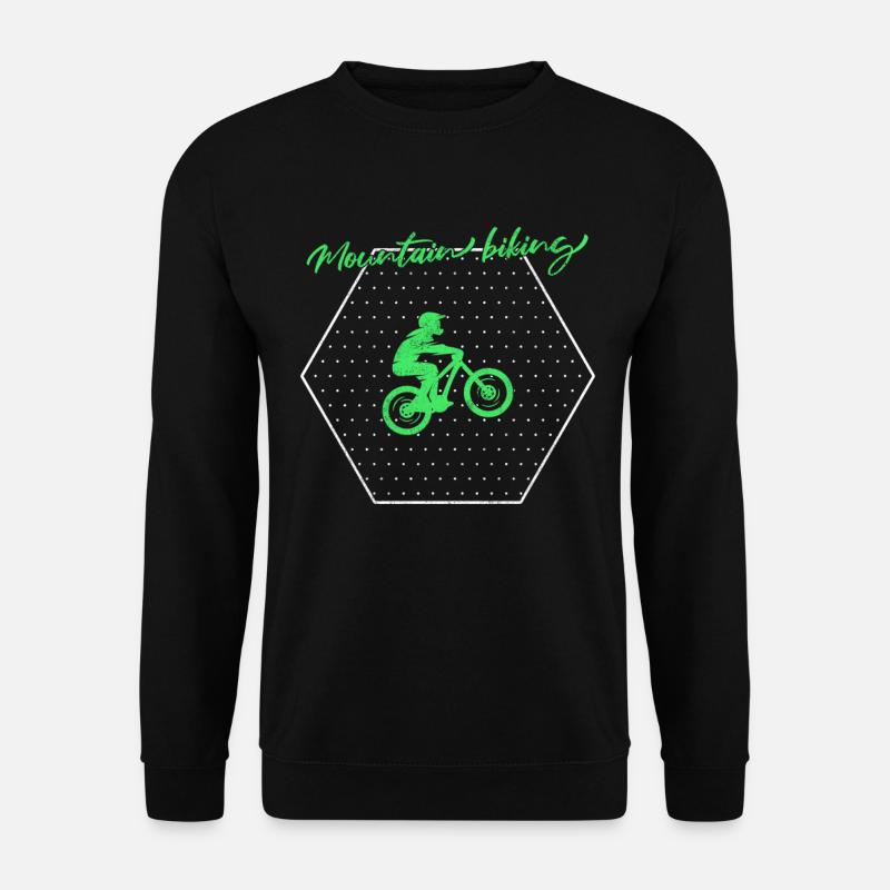 Mountainbike - Unisex Pullover - Schwarz
