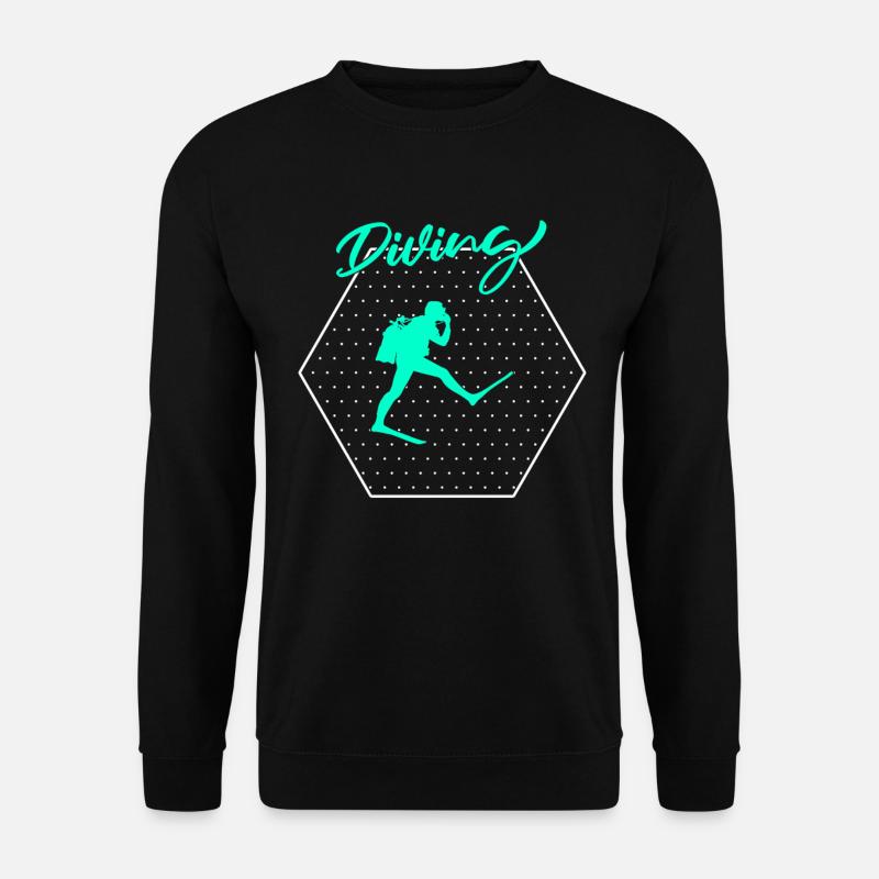 Tauchen - Unisex Pullover - Schwarz