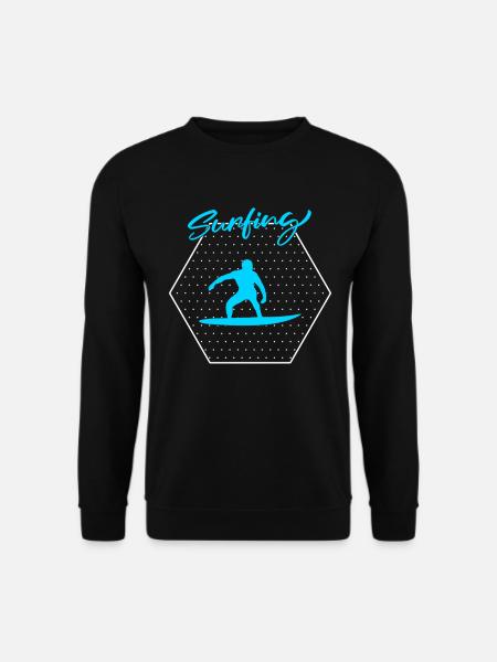 Surfing - Unisex Sweatshirt - black