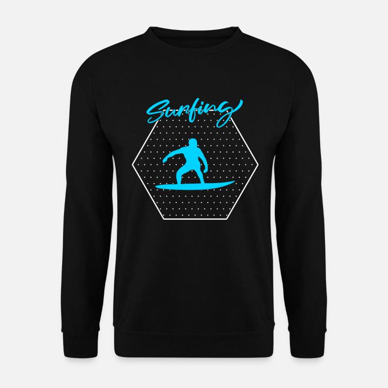 Surfing - Unisex Sweatshirt - black