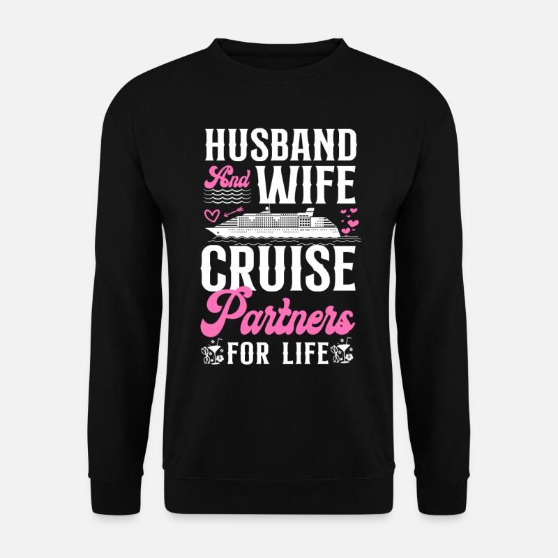 Cruise Ship Vacation Marriage - Unisex Pullover - Schwarz