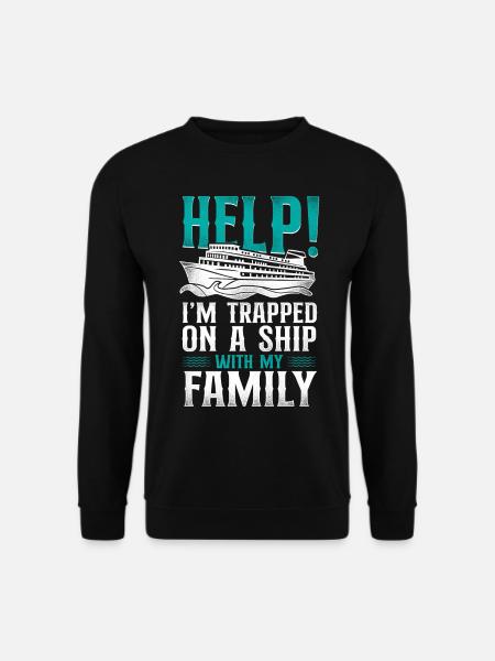 Cruise Ship Vacation Family - Unisex Pullover - Schwarz