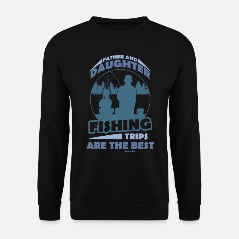 Father and daughter - Unisex Sweatshirt - black
