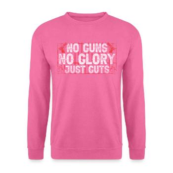 Pas d’armes à feu Pas de gloire Juste GutsSal Officier - Sweat-shirt Unisexe - rose - Devant