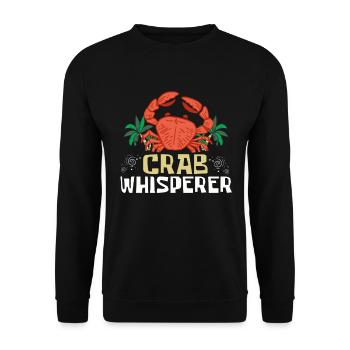 Cancer Cadeau Crevette Crabe Homard Scorpion - Sweat-shirt Unisexe - noir - Devant - Alina (178cm) & Michal (187cm)