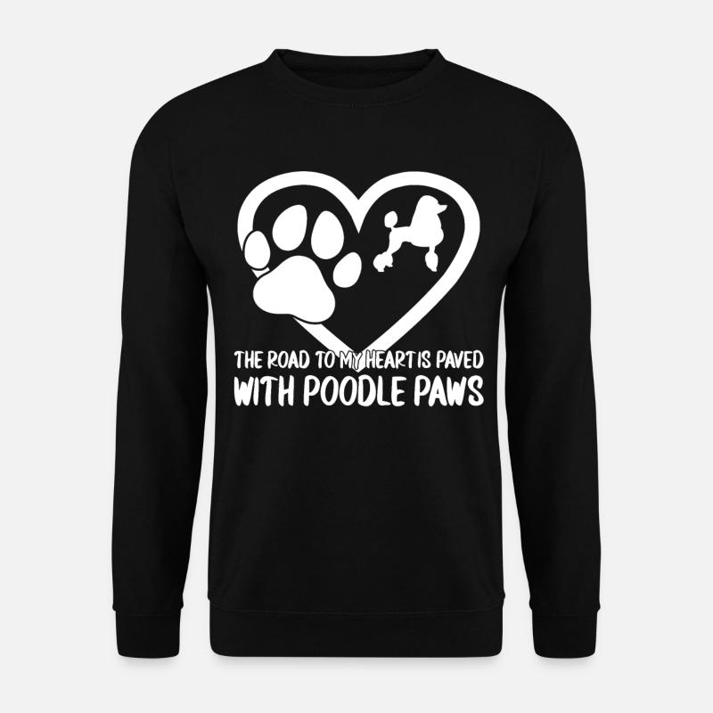 Poodle Dog Owner Gift - Unisex Sweatshirt - black