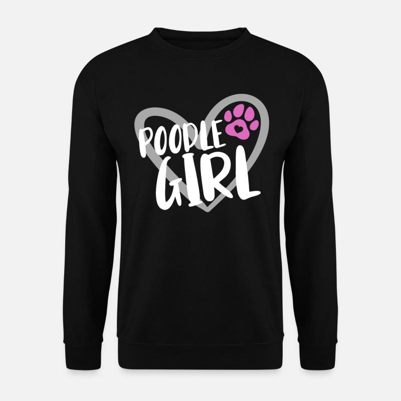 Poodle Dog Owner Gift - Unisex Sweatshirt - black