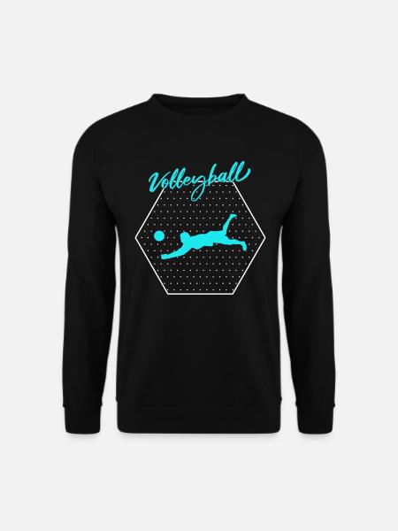 Volleyball - Unisex Pullover - Schwarz