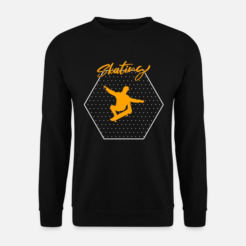 Skaten - Unisex Pullover - Schwarz