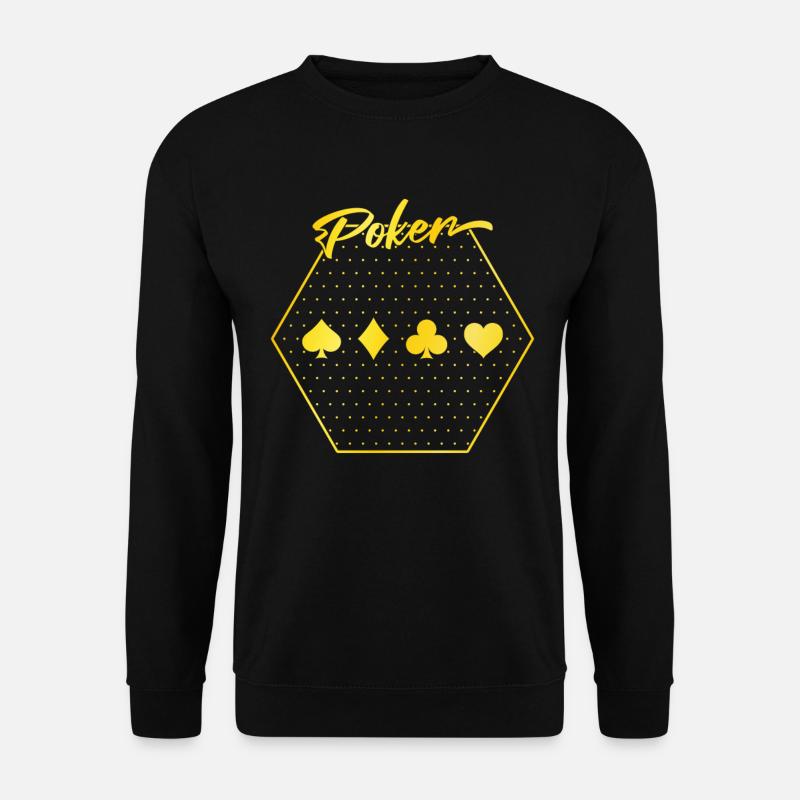 Poker - Unisex Pullover - Schwarz