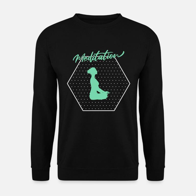 Meditation - Unisex Sweatshirt - black