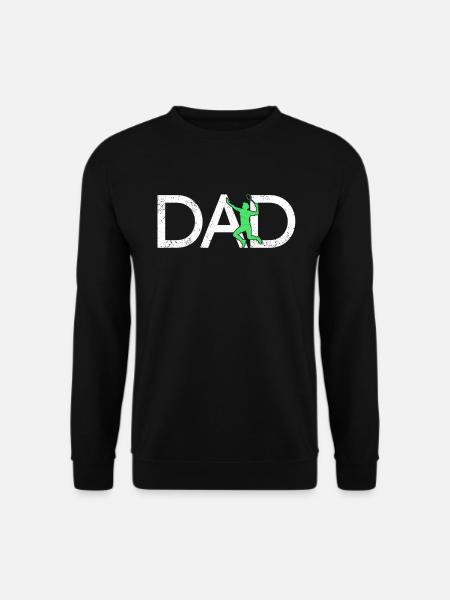 Badminton Dad - Unisex Sweatshirt - black