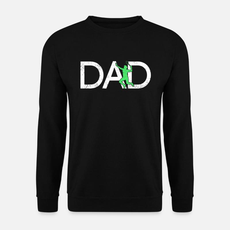 Badminton Dad - Unisex Sweatshirt - black