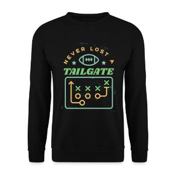 Sports de football américain disant jour de jeu - Sweat-shirt Unisexe - noir - Devant - Alina (178cm) & Michal (187cm)