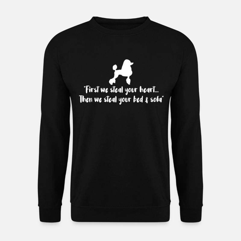 Poodle Dog Owner Gift - Unisex Sweatshirt - black