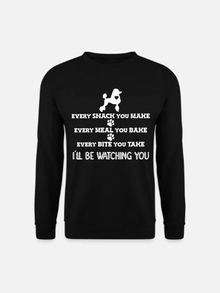 Pudel Hundebesitzer Geschenk - Unisex Pullover - Schwarz