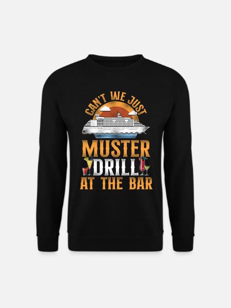 Cruise Ship Vacation Drinking - Unisex Sweatshirt - black