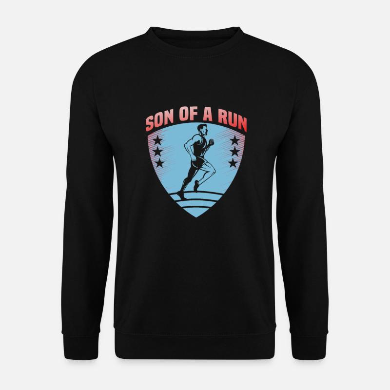 Running Marathon Runner Running - Unisex Sweatshirt - black