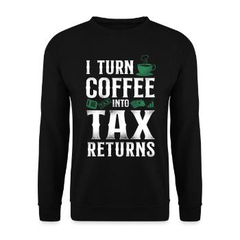 Accountant Bookkeeper Accounting - Unisex Pullover - Schwarz - Vorne - Alina (178cm) & Michal (187cm)