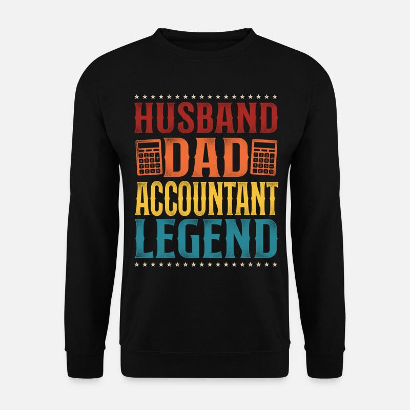 Accountant Bookkeeper Accounting - Unisex Sweatshirt - black