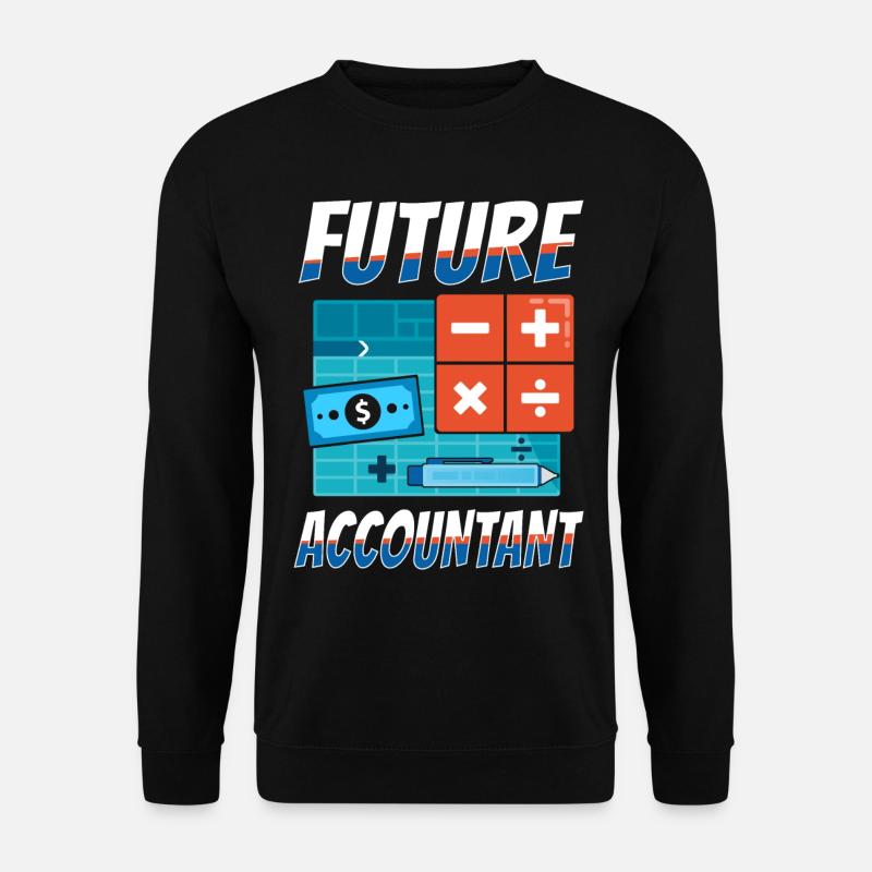 Accountant Bookkeeper Accounting - Unisex Sweatshirt - black