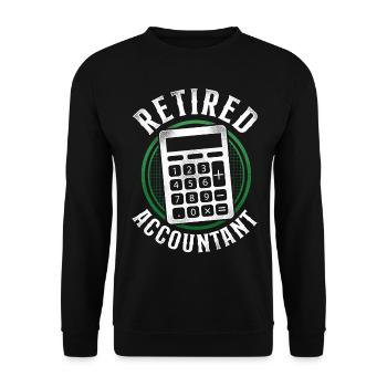 Accountant Bookkeeper Accounting - Unisex Pullover - Schwarz - Vorne - Alina (178cm) & Michal (187cm)