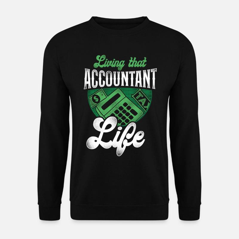 Accountant Bookkeeper Accounting - Unisex Sweatshirt - black