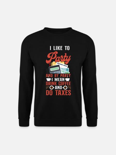 Accountant Bookkeeper Accounting - Unisex Pullover - Schwarz