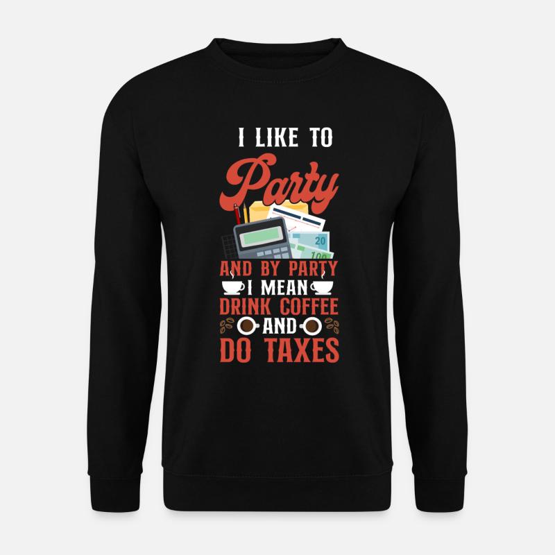 Accountant Bookkeeper Accounting - Unisex Pullover - Schwarz