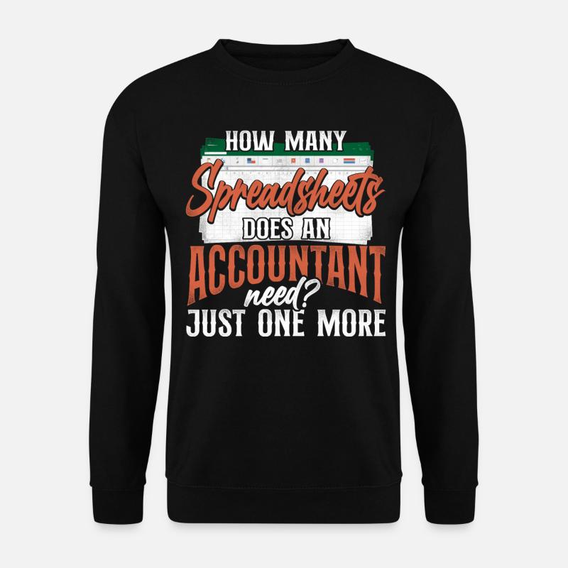 Accountant Bookkeeper Accounting - Unisex Sweatshirt - black