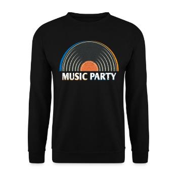 Skelett Totenkopf Schwarz - Unisex Pullover - Schwarz - Vorne - Alina (178cm) & Michal (187cm)