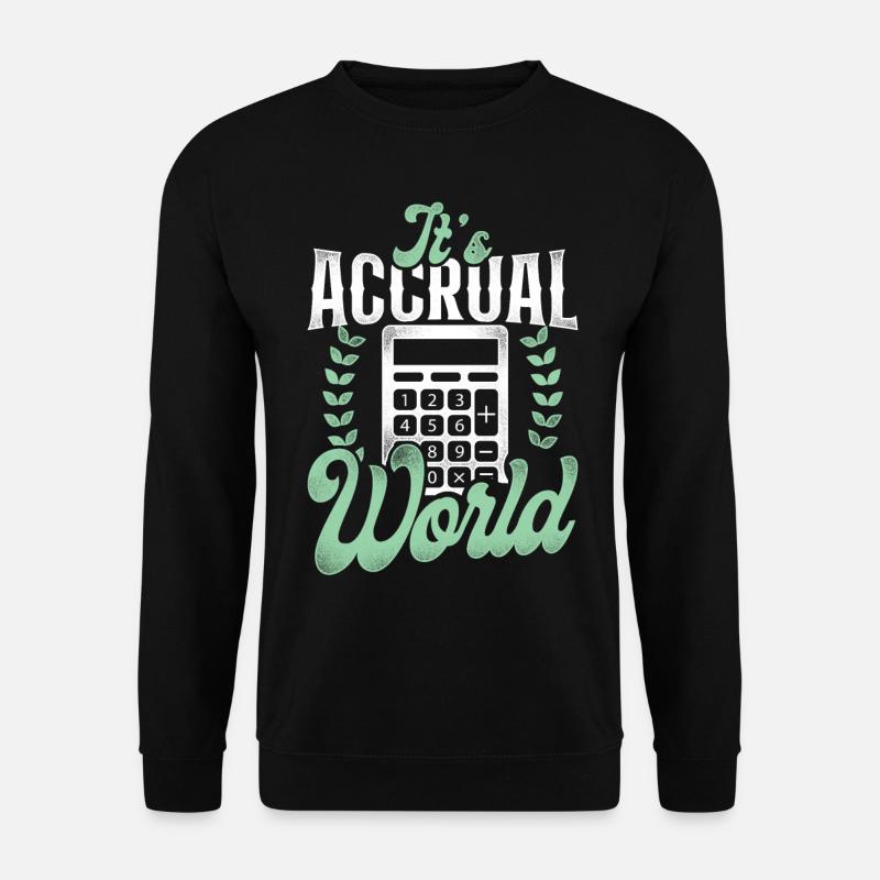Accountant Bookkeeper Accounting - Unisex Pullover - Schwarz