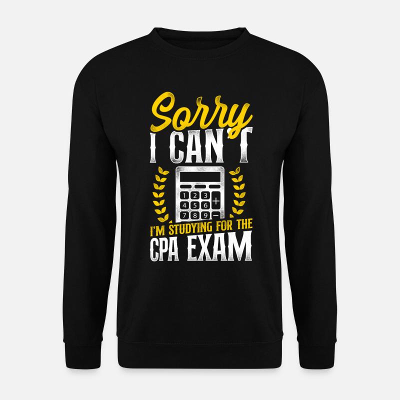 Accountant Bookkeeper Accounting - Unisex Pullover - Schwarz