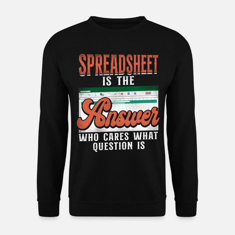Accountant Bookkeeper Accounting - Unisex Sweatshirt - black