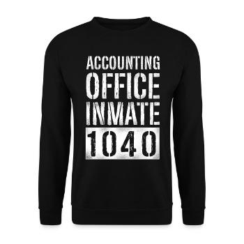 Comptable Comptable Comptable Comptabilité - Sweat-shirt Unisexe - noir - Devant - Alina (178cm) & Michal (187cm)