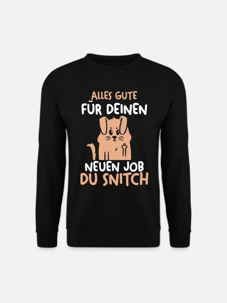 Abschied Arbeitskollege Neuer Job Jobwechsel - Unisex Pullover - Schwarz