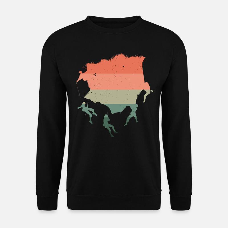 Boulderer Escalade Alpinisme Bloc - Sweat-shirt Unisexe - noir