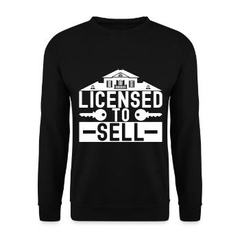 Marqueur immobilier Markler Immobilien - Sweat-shirt Unisexe - noir - Devant - Alina (178cm) & Michal (187cm)