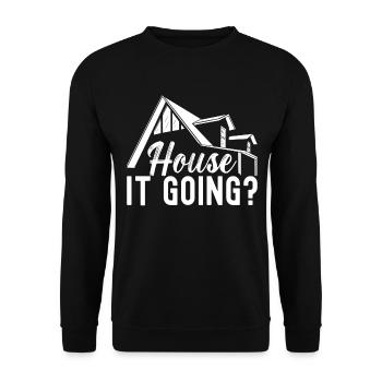 Marqueur immobilier Markler Immobilien - Sweat-shirt Unisexe - noir - Devant - Alina (178cm) & Michal (187cm)