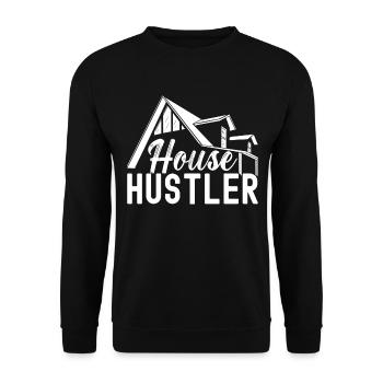 Marqueur immobilier Markler Immobilien - Sweat-shirt Unisexe - noir - Devant - Alina (178cm) & Michal (187cm)