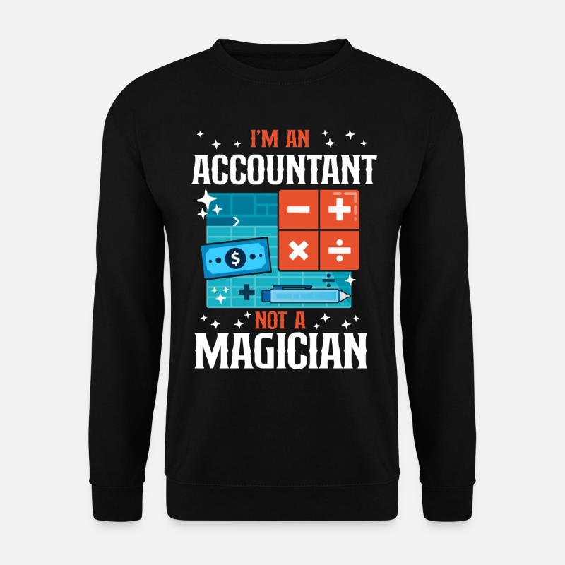 Accountant Bookkeeper Accounting - Unisex Sweatshirt - black