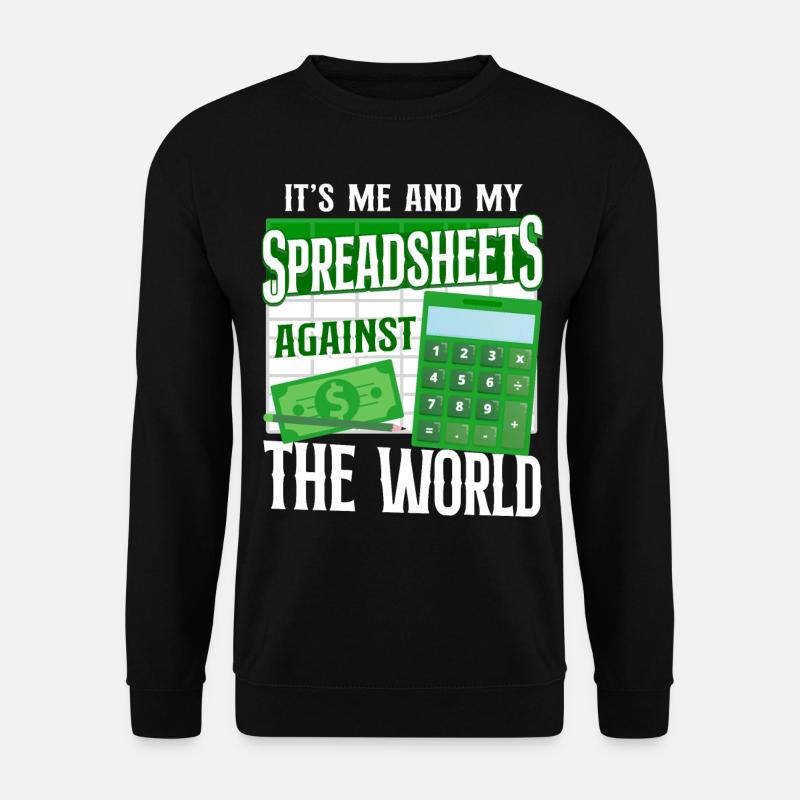 Accountant Bookkeeper Accounting - Unisex Pullover - Schwarz