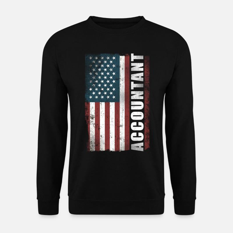 Accountant Bookkeeper Accounting - Unisex Pullover - Schwarz