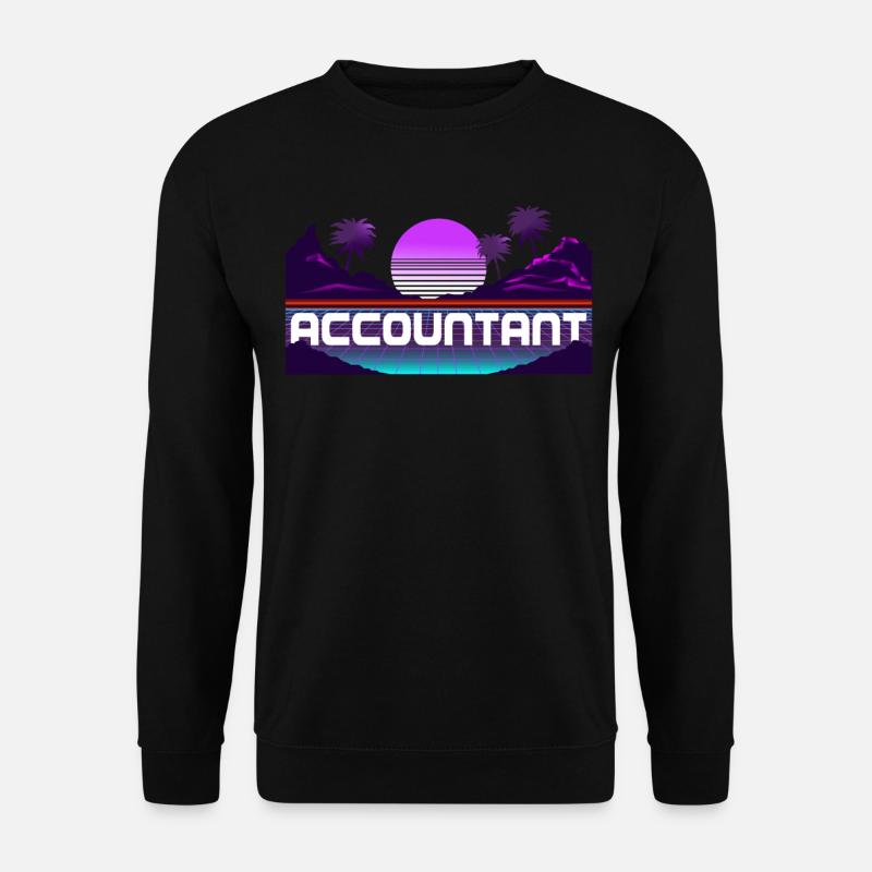 Accountant Bookkeeper Accounting - Unisex Sweatshirt - black